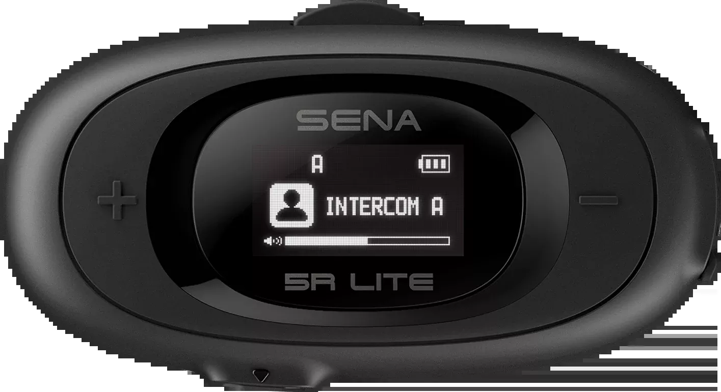 SENA 5R Lite Communication System 5RLITE-01 – Bluetooth 5.1 Motorcycle Intercom with Noise Cancellation and 8-Hour Talk Time