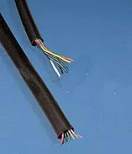 SHEATH PVC COVER 5MTR I.D10mm, FLEXIBL PVC WIRING COVER BLACK