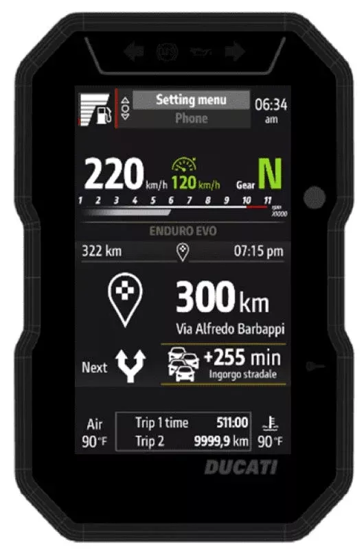 Shieldotron Ducati Desert X Instrument Cluster Screen Protector