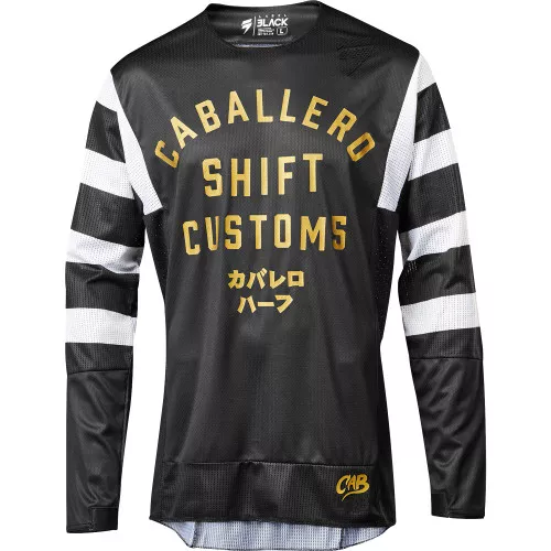 Shift Black/3lack Label Caballero Mens MX Offroad Jersey