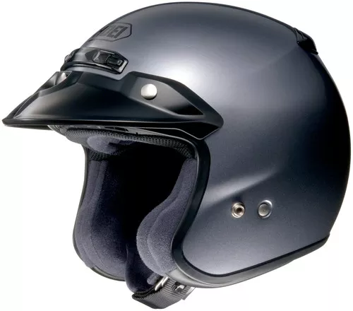 Shoei RJ Platinum R Solid Open Face Motorcycle Helmet