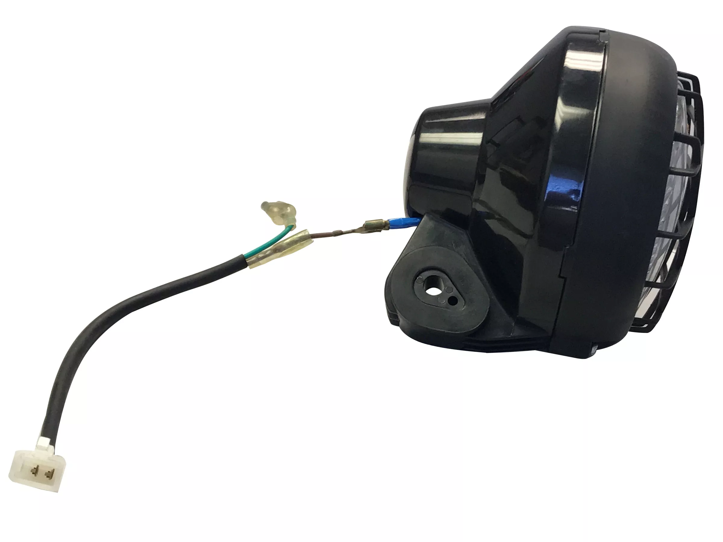 Short (Detachable) Pigtail, Hammerhead Headlight (Single Beam)