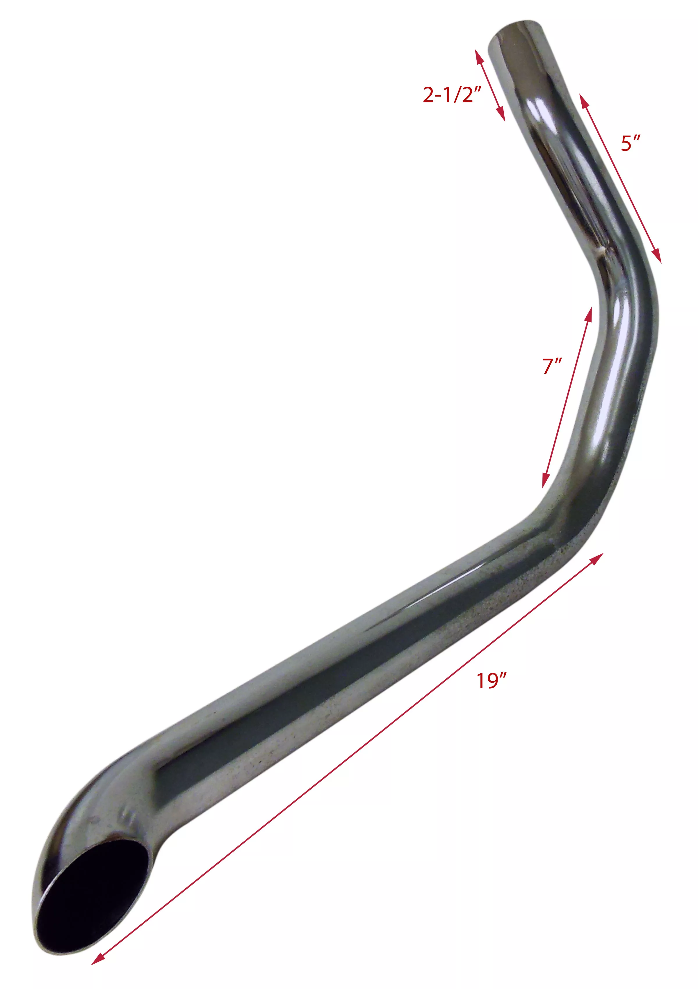 Side Dump Exhaust Pipe - Right Side