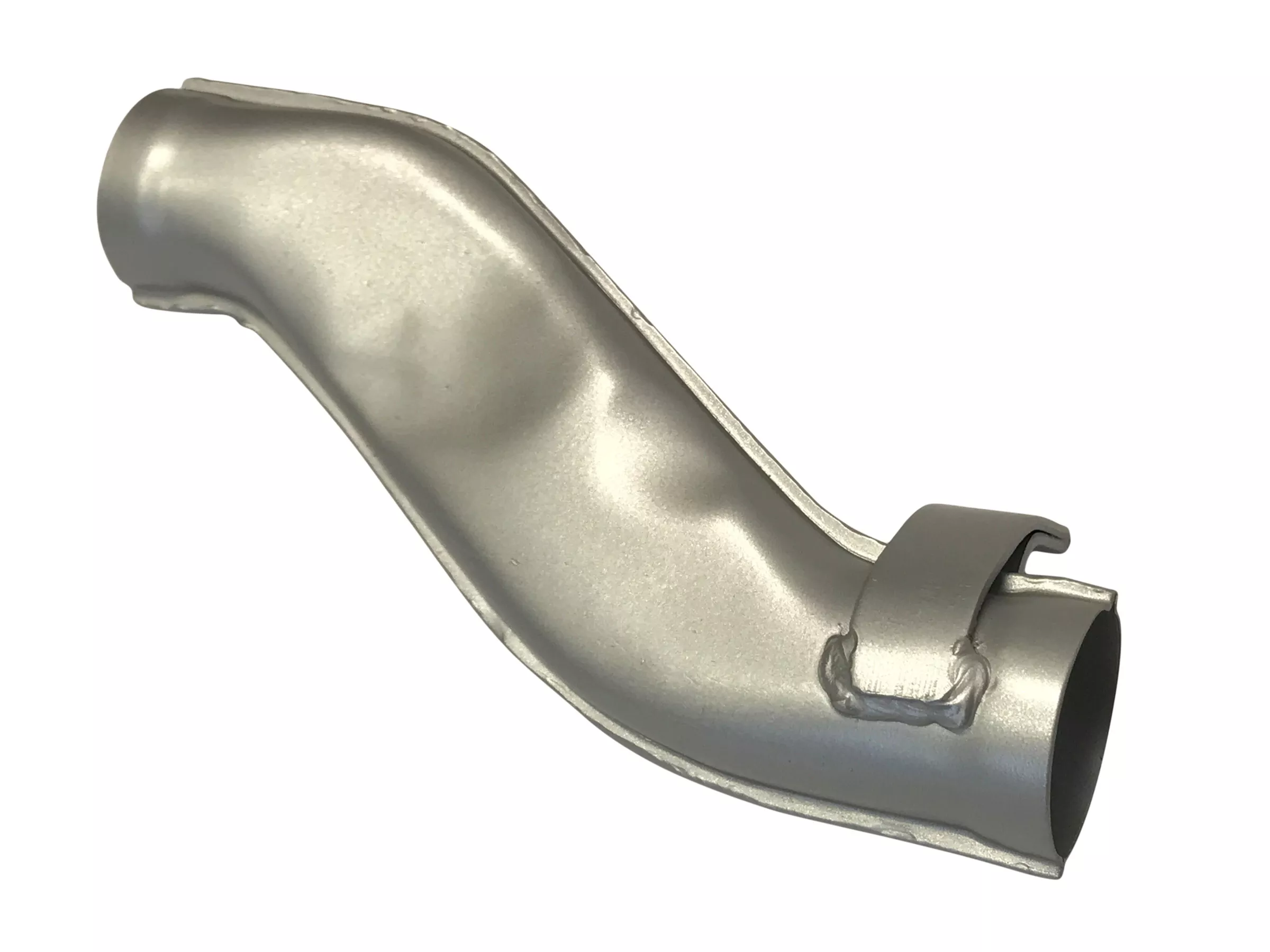 Silver "S" Squish Pipe Connector For Harley-Davidson Big Twin (1941-65)