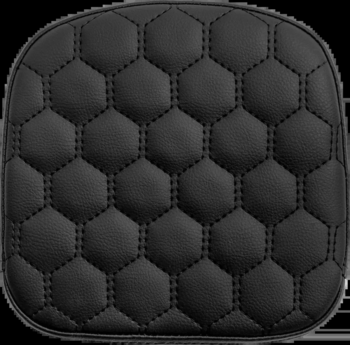 Sissy Bar Pad - Honeycomb - Black Stitching