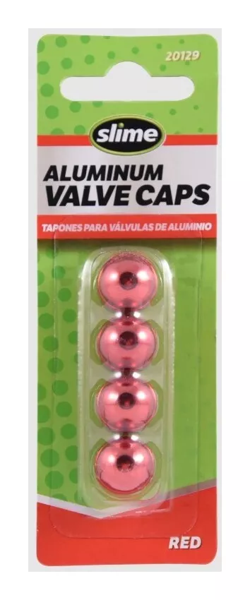 Slime Anodized Aluminum Valve Stem Caps