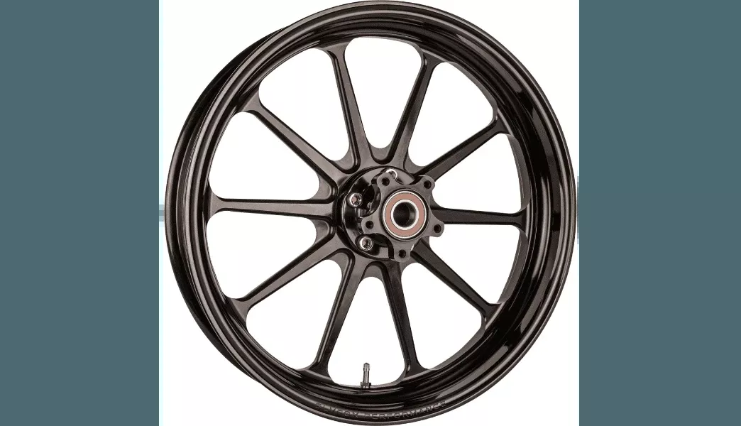 Slyfox 21"x3.50" Dual Disc Track Pro Front Wheel for '08-Up Harley Davidson Touring - Black No ABS