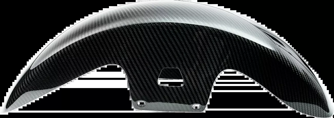 Slyfox Carbon Fiber Gloss Mid Front Fender for 2014-2025 Harley Touring Softail