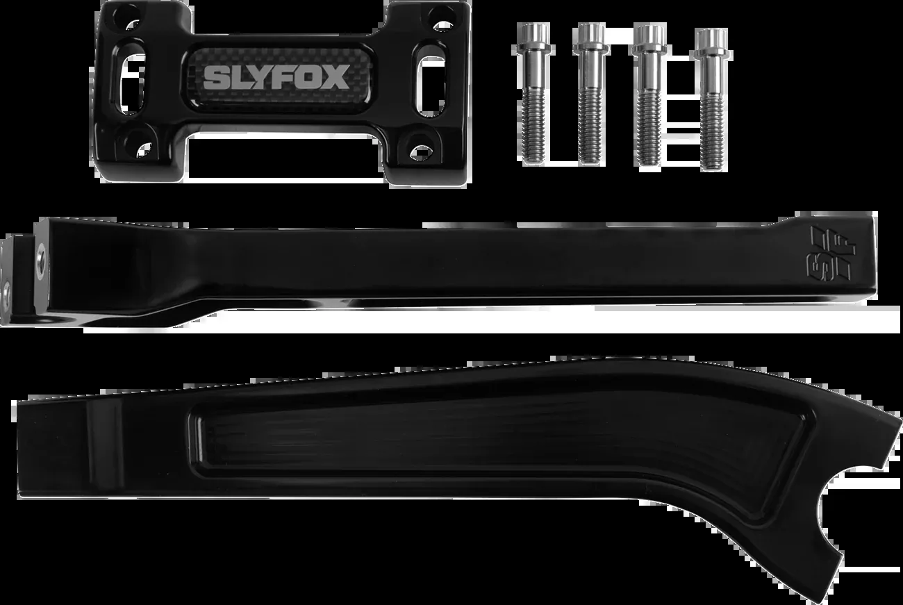 SLYFOX Handlebar Riser Kit – 10-Inch Rise, Pullback, 1-1/8-inch Clamping, Model SF-1004-10-R