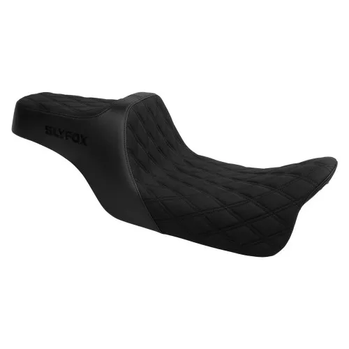 Slyfox Highnoon Diamond Seat for 2008-2023 Harley Touring