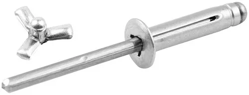 Small Head Rivet 250Pk Silver Flange Type Aluminum Mandrel ALL18184