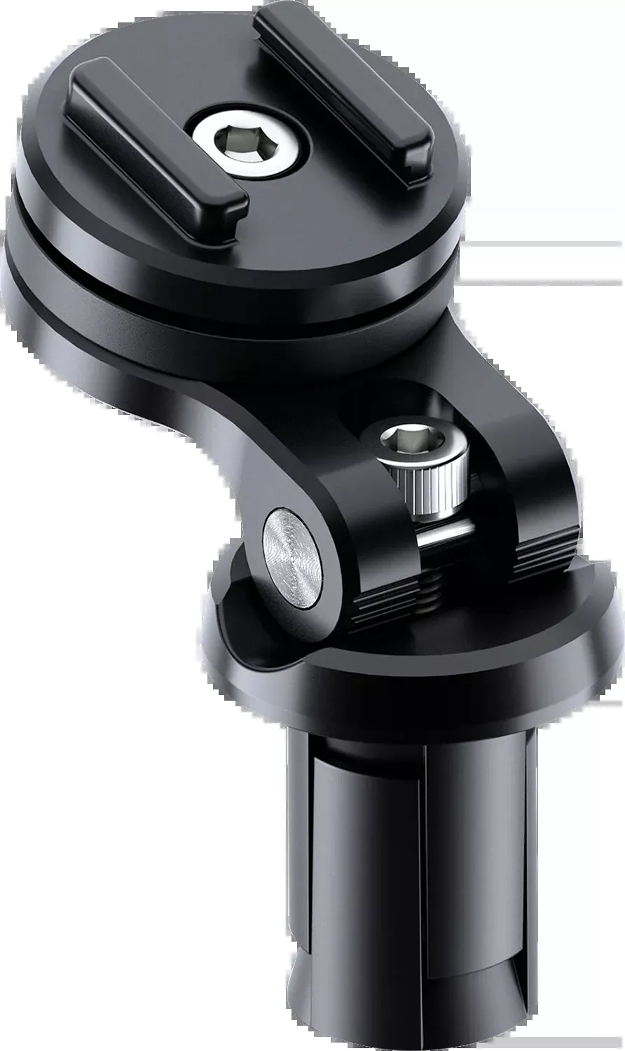 SP CONNECT Moto Stem Mount for Supersport Motorbikes - Model 53214, Black