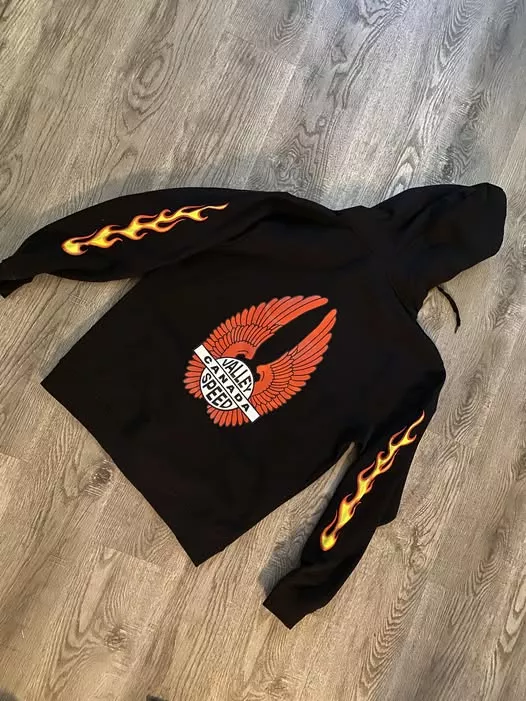 SPEED SHOP ZIP UP MULTI GRAPHIC HOODY