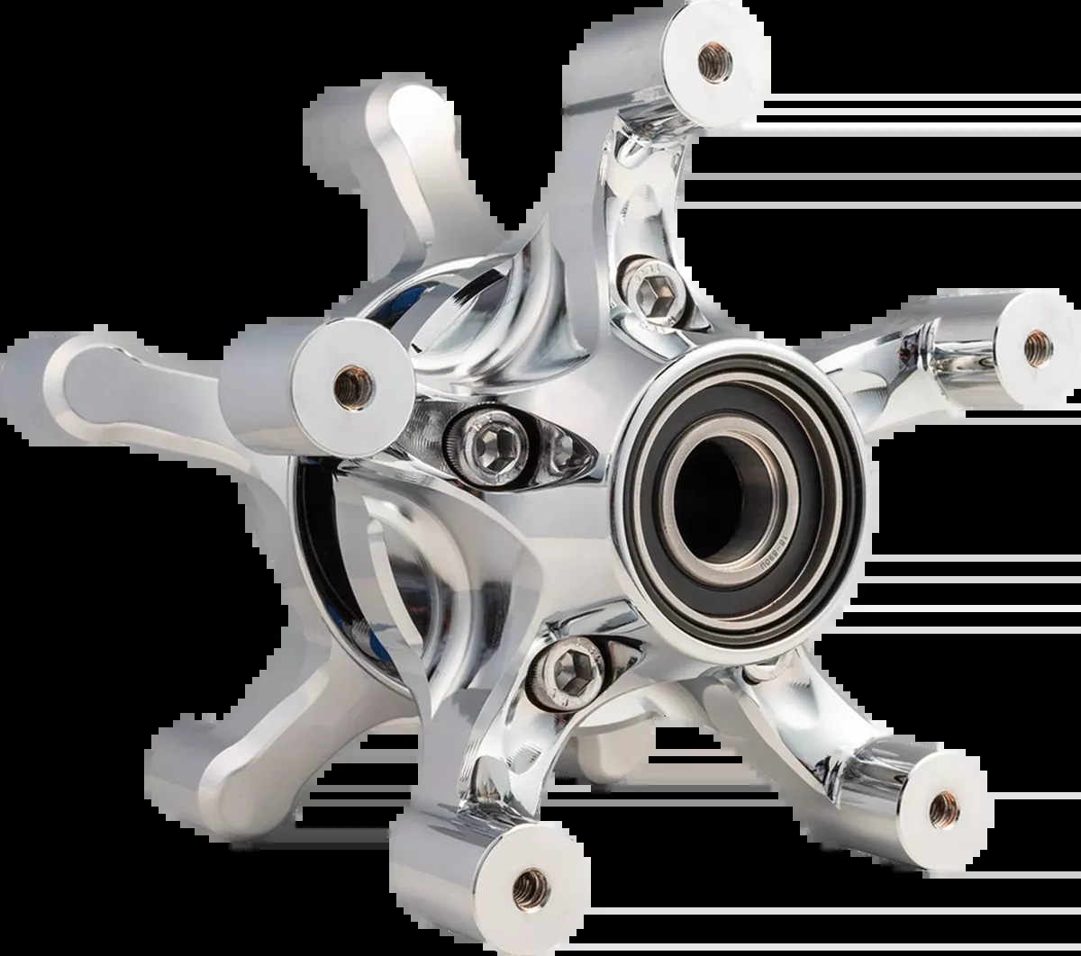 Spider Hub - Dual Disc - Front - Chrome