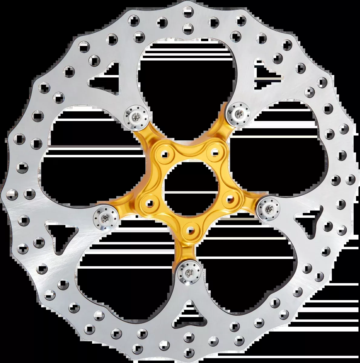 Spider Rotor - 12-19/32" - Gold - Front