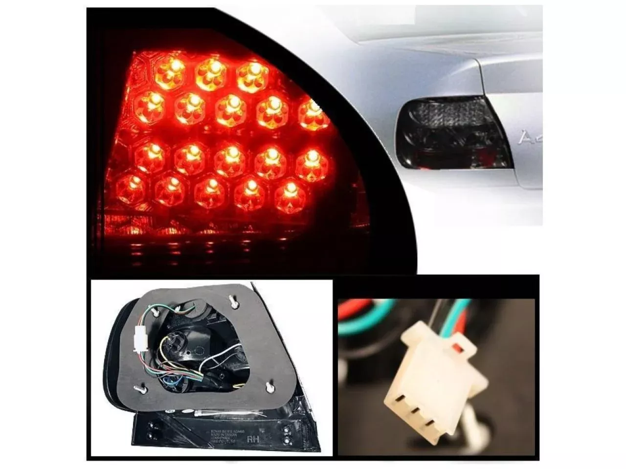 Spyder Audi A4 96-01 LED Tail Lights – Smoke