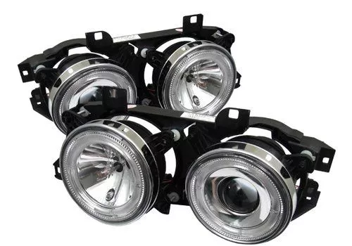 Spyder Auto BMW 5-Series 89-94 Projector Headlights Chrome