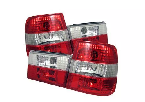 Spyder Auto BMW E34 5-Series 88-95 Altezza Tail Lights Red Clear