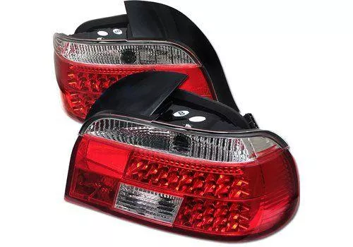 Spyder Auto BMW E39 5-Series 97-00 LED Tail Lights Red Clear
