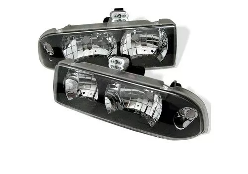 Spyder Auto Chevy Blazer 98-05 Crystal Headlights Black