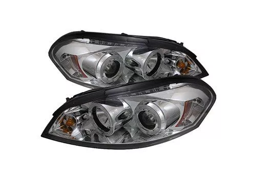Spyder Auto Chevy Impala 06-10 Halo LED Projector Headlights Chrome