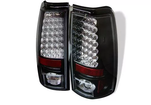 Spyder Auto Chevy Silverado 1500/2500 99-02 LED Tail Lights Black
