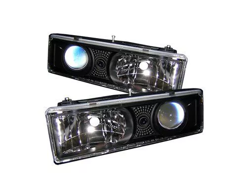 Spyder Auto Chevy Suburban 88-98 Projector Headlights Black