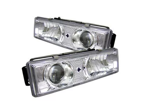Spyder Auto Chevy Suburban 88-98 Projector Headlights Chrome