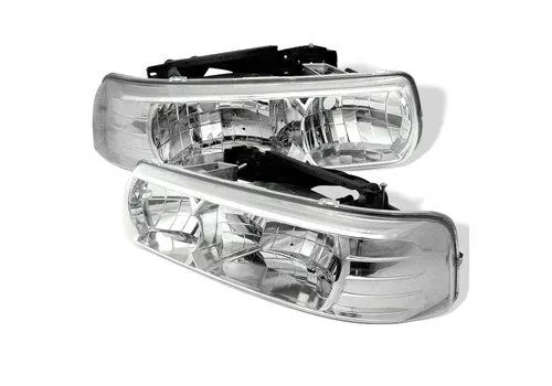 Spyder Auto Chevy Suburban Tahoe 00-06 Crystal Headlights Chrome