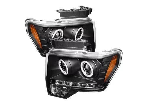 Spyder Auto Ford F150 09-12 CCFL LED Projector Headlights Black