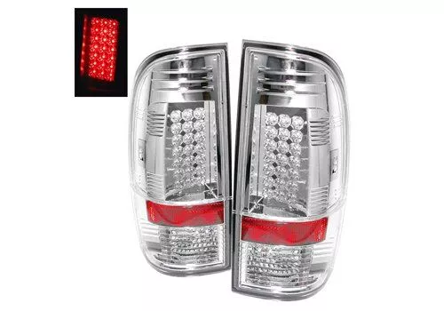 Spyder Auto Ford F250/350/450/550 08-12 LED Tail Lights Chrome