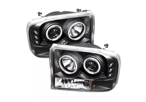 Spyder Auto Ford F250 Super Duty 99-04 LED Projector Headlamps Black