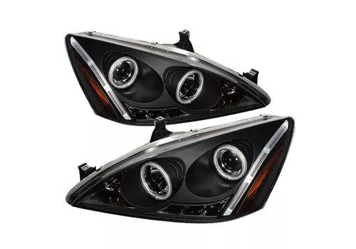 Spyder Auto Honda Accord 03-07 CCFL LED Projector Headlights Black