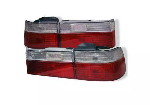 Spyder Auto Honda Accord 90-91 4Dr Tail Lights Red Clear
