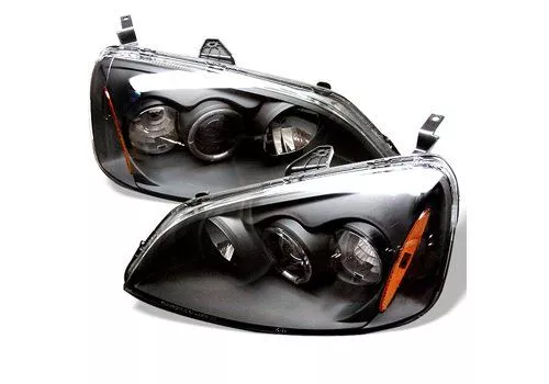 Spyder Auto Honda Civic 01-03 2/4DR Halo Projector Headlights Black