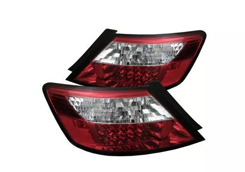 Spyder Auto Honda Civic 06-08 2Dr LED Tail Lights Red Clear