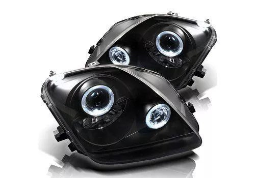 Spyder Auto Honda Prelude 97-01 Halo Projector Headlights Black