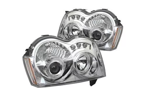 Spyder Auto Jeep Grand Cherokee 05-07 Halo LED Projector Headlamps