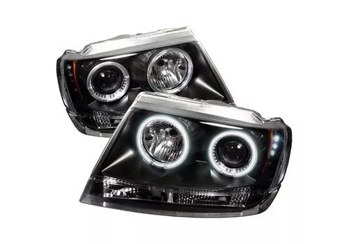 Spyder Auto Jeep Grand Cherokee 99-04 LED Projector Headlamps Black