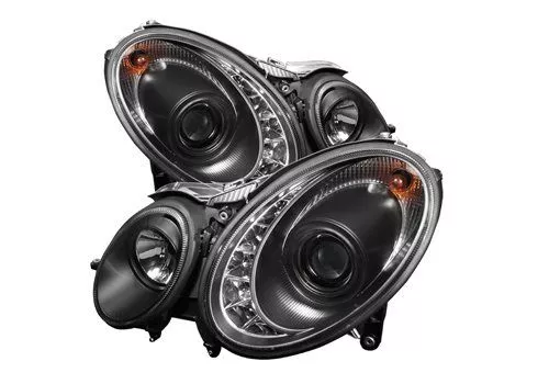 Spyder Auto Mercedes Benz E-Class 07-09 LED Projector Headlamps Black