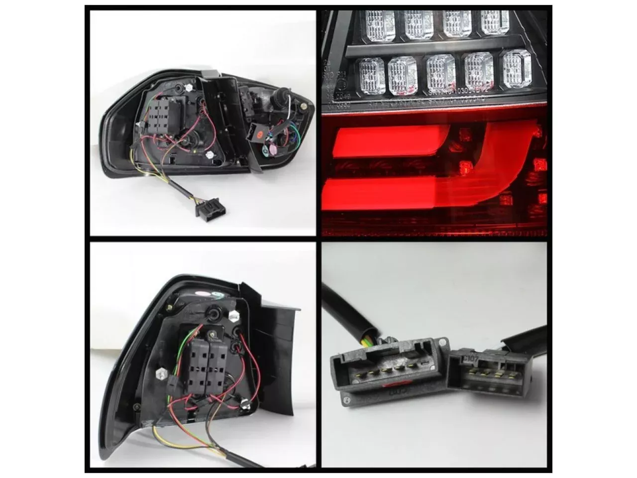 Spyder BMW E90 3-Series 06-08 4Dr LED Indicator Light Bar LED Tail Lights