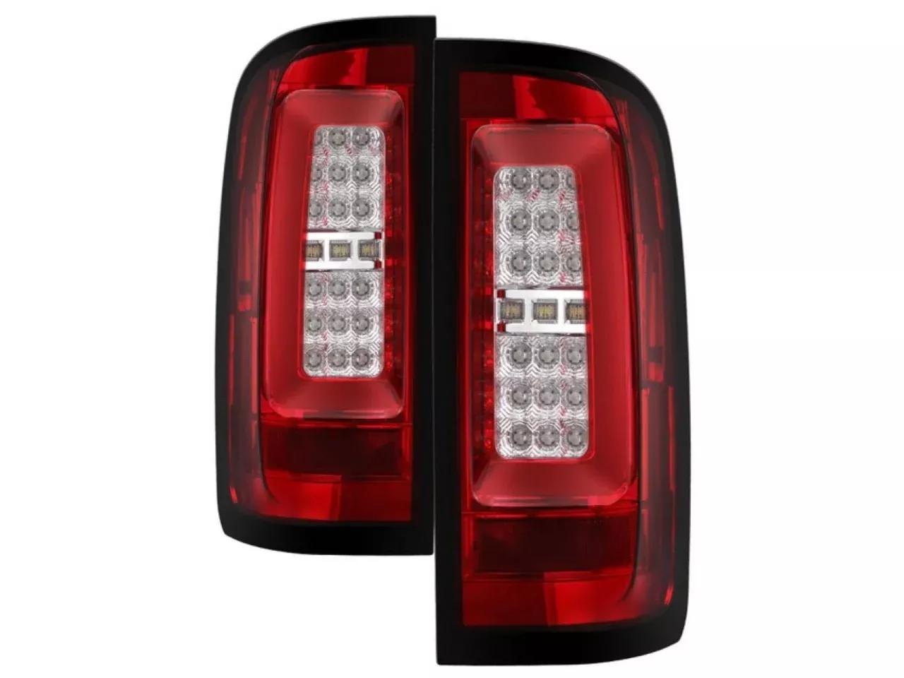 Spyder Chevy Colorado 2015-2017 LED Tail Lights - Red Clear