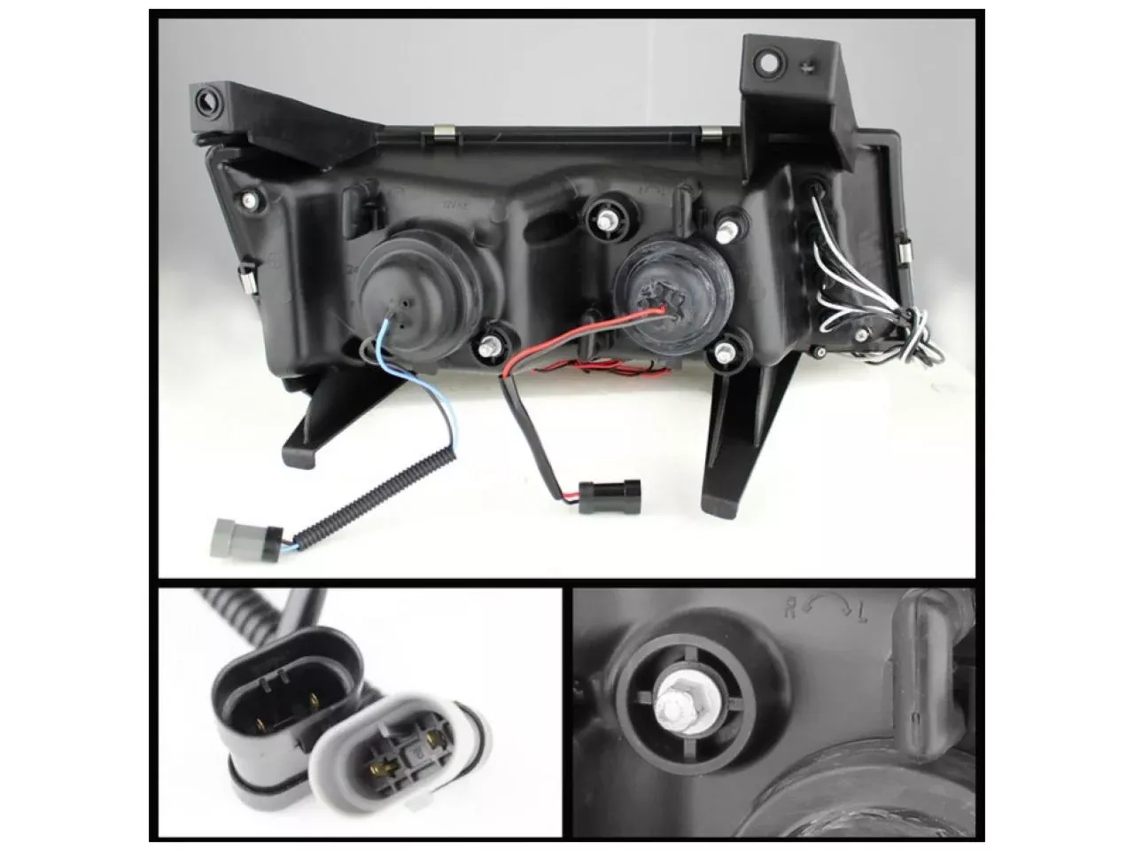 Spyder Chrysler 300 05-08 Projector Headlights – LED Halo