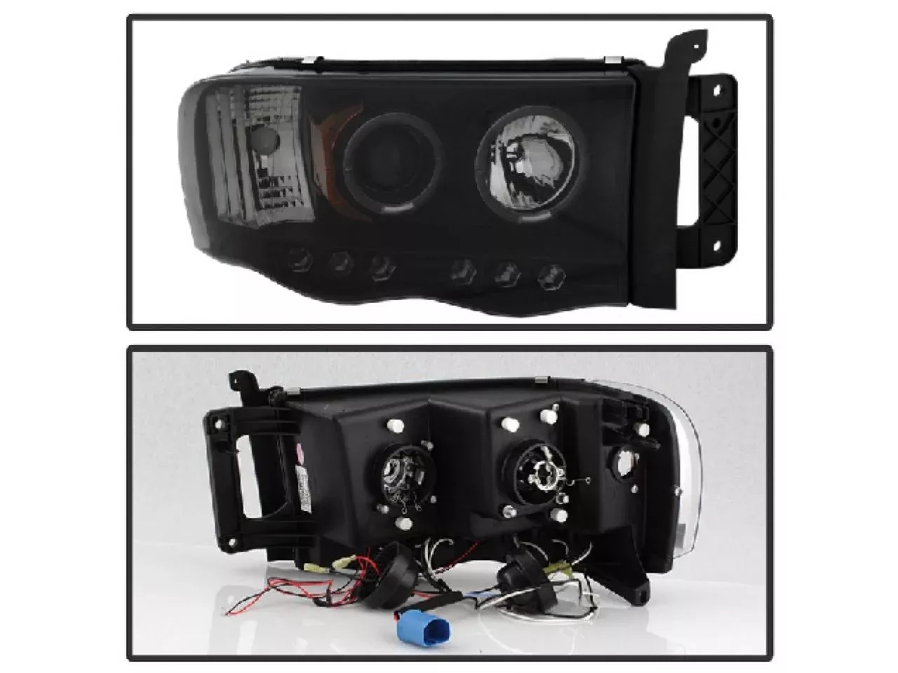 Spyder Dodge Ram 1500 02-05 / Ram 2500/3500 03-05 Projector Headlights - LED