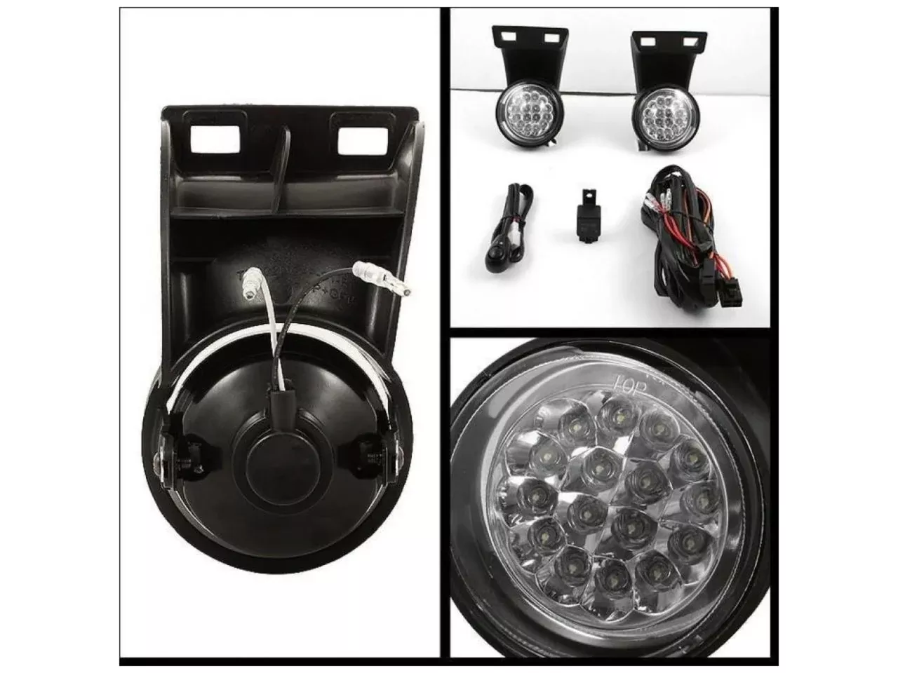 Spyder Dodge Ram 1500/2500/3500 94-01 LED Fog Lights w/Switch