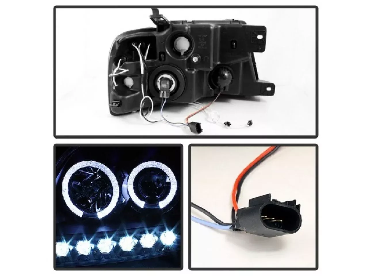 Spyder Ford F150 04-08 Projector Headlights - Version 2 - CCFL Halo - LED (Re