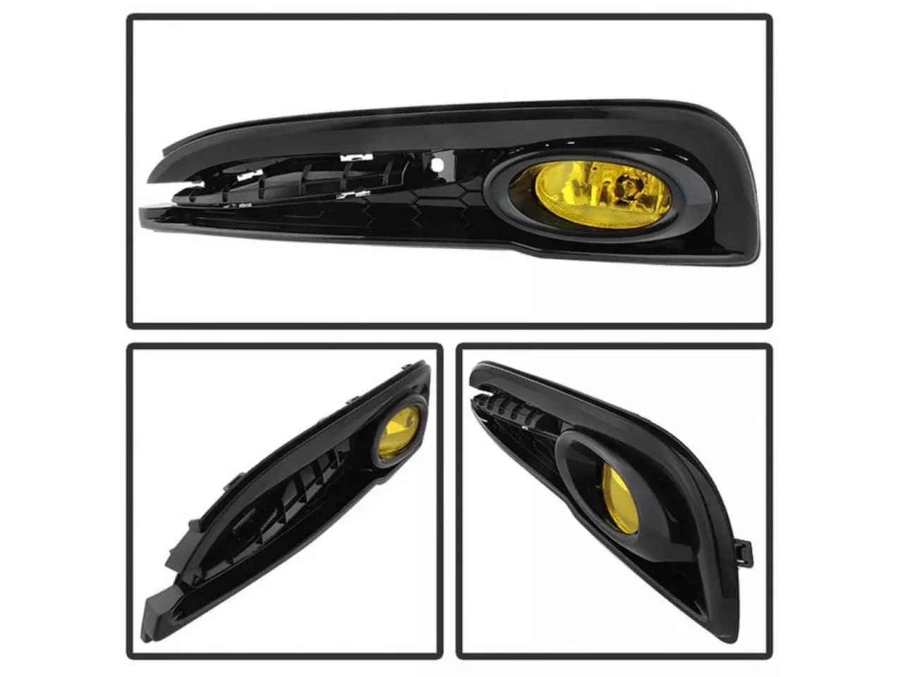 Spyder Honda Civic 2013-2015 4dr OEM Fog Light W/Switch – Yellow