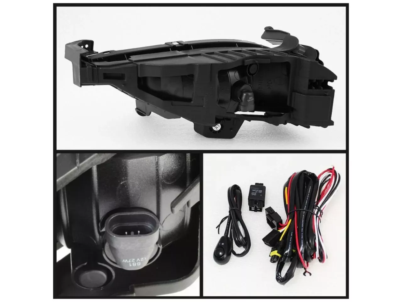 Spyder Hyundai Sonata 2011-2012 OE Style Fog Lights W/Switch – Clear