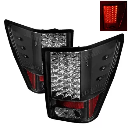 Spyder Jeep Grand Cherokee 07-10 Led Tail Lights - Black