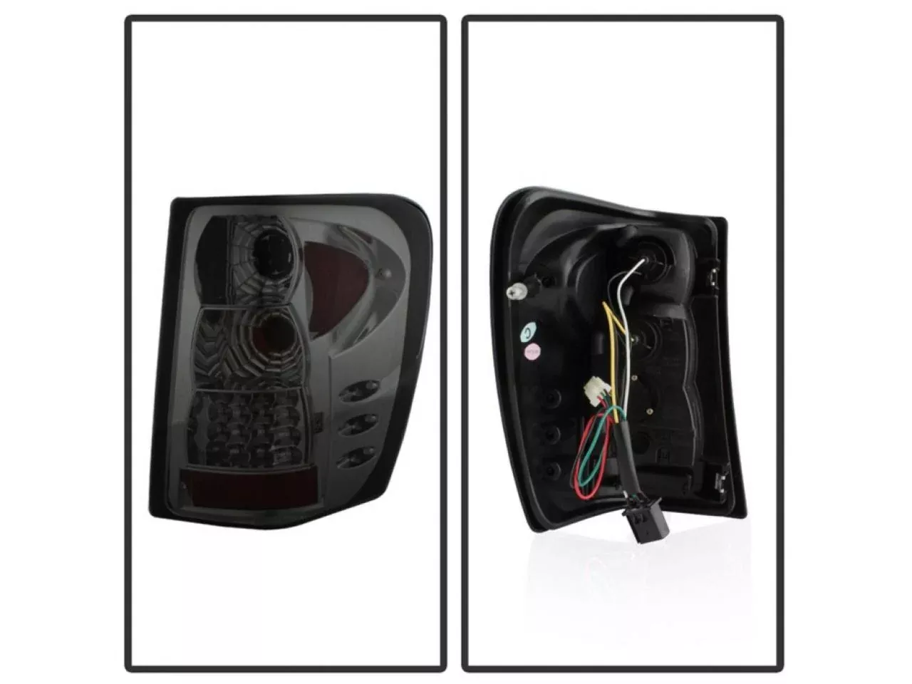 Spyder Jeep Grand Cherokee 99-04 LED Tail Lights Version 2 – Smoke